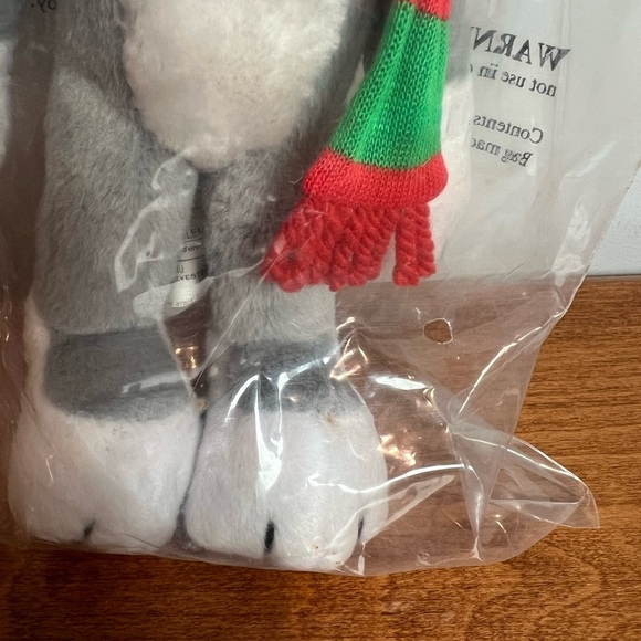 Vintage Looney Tunes x McDonald's Bugs Bunny Plush w Scarf 1992 NEW Packaged - Picture 7 of 7